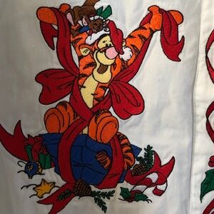 Disney Embroidered Shirt SZ L